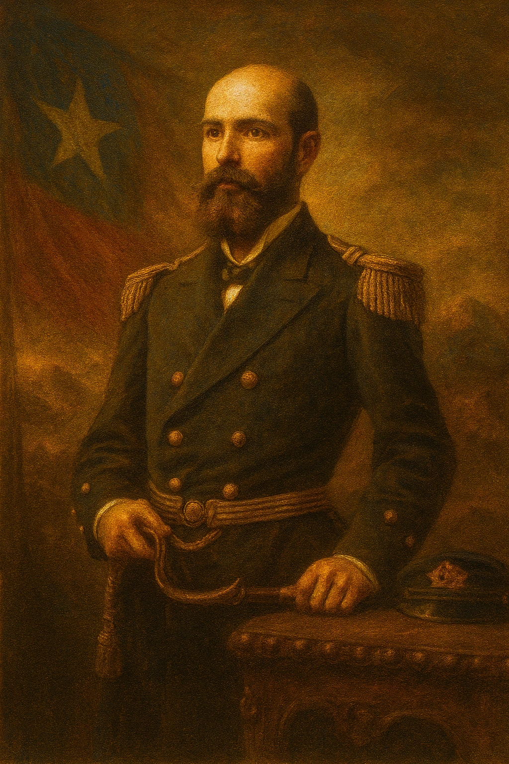 Retrato de Arturo Prat Chacón